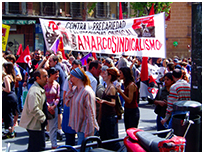 Manifestación Solidaridad Obrera